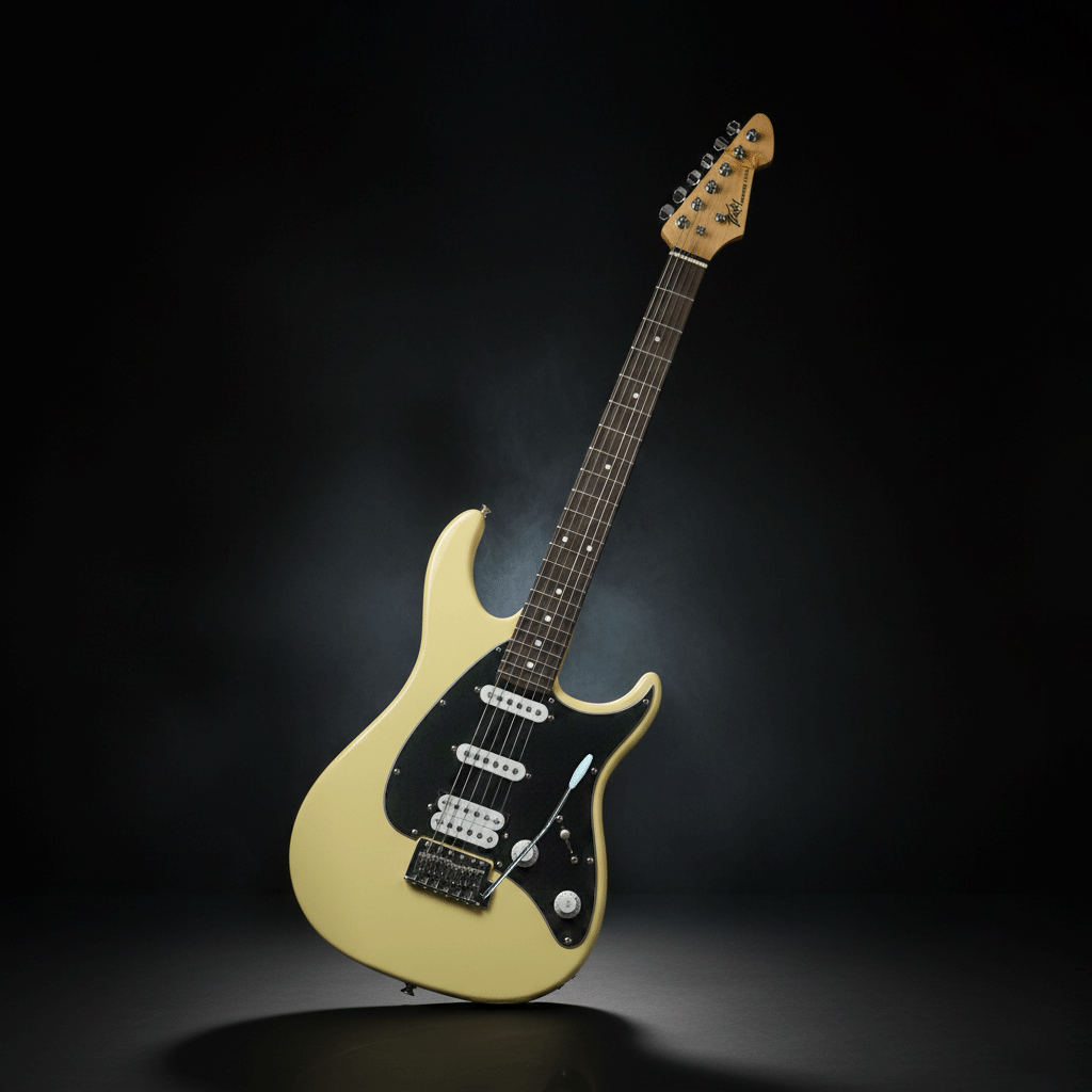 גיטרה חשמלית בצבע לבן עתיק  Peavey RAPTOR Plus Ivory SSH