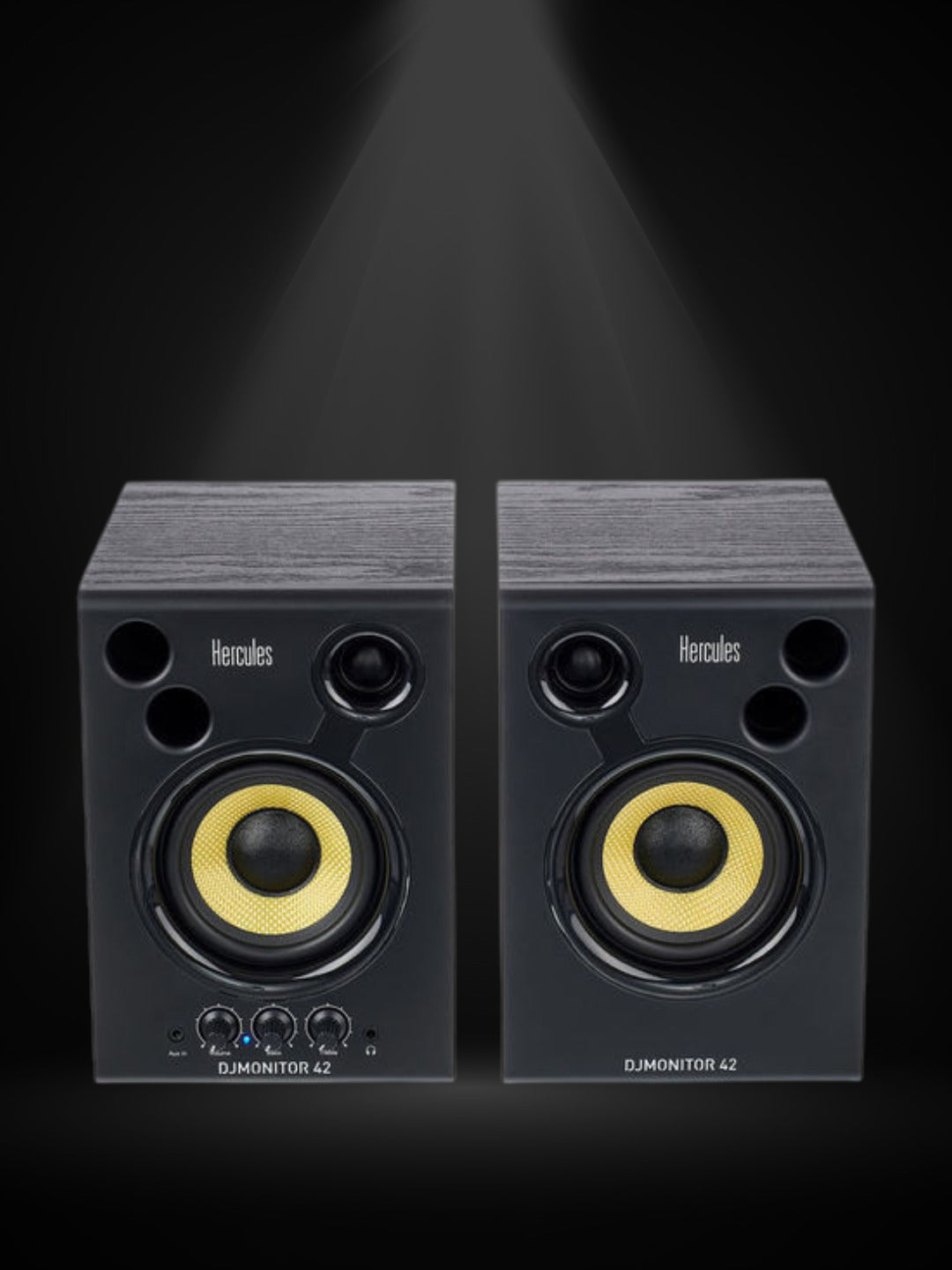 זוג מוניטורים 4 אינץ' DJ Monitor 42 שולחנים Hercules DJ